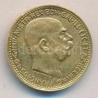 Ausztria 1912. 10K Au "Ferenc József" (3.39g) T:2 / 
Austria 1912. 10 Kronen Au "Fran...