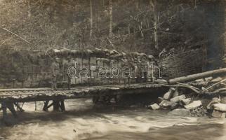 Military WWI barricade photo