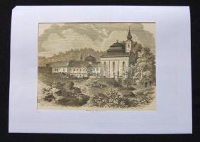 cca 1850-1900 9 db metszet és rézkarc városképesek is / 9 etchings