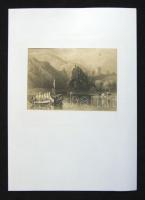 cca 1850-1900 9 db metszet és rézkarc városképesek is / 9 etchings
