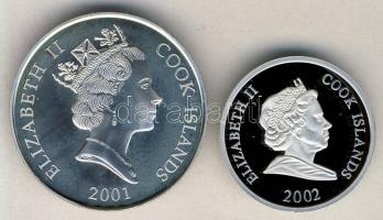 Cook-szigetek 2001. 10$ Ag "Nyári Olimpia Athén" + 2002. 2$ Ag "Nyári Olimpia Athén&q...