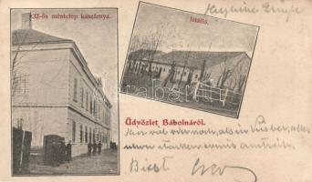 Bábolna méntelep kaszárnya és istálló