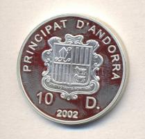 Andorra 2002. 10D Ag "XIX. Téli Olimpia" T:PP 25000db!
Andorra 2002. 10 Diners Ag "Wi...