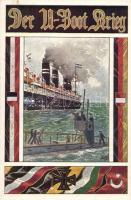 WWI U-Boot submarine, German navy