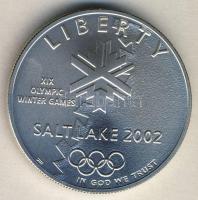 USA 2002. 1$ Ag "Téli Olimpia Salt Lake City" T:1
USA 2002. 1 Dollar Ag "Winter Olymp...