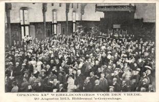 1913 Dutch peace congress, propaganda