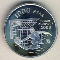 Spanyolország 1999. 1000P Ag "Nyári Olimpia 2000" T:PP Spain 1999. 1000 Pesetas Ag "Olympics Sidney" C:PP