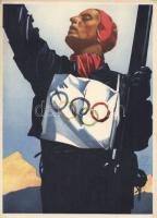 1936 Berlin winter games s: Ludwig Hohlwein