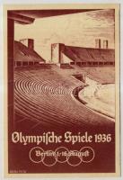 1936 A berlini olimpia reklámkártyája