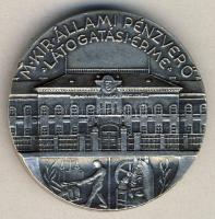 cca 1925. Magyar Királyi Állami Pénzverde Látogatási Érme ezüstözött Br emlékérem (d=33mm) T:2-/2