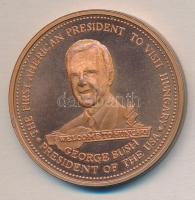 1989. "George Bush látogatása Magyarországon" Br emlékérem T:PP