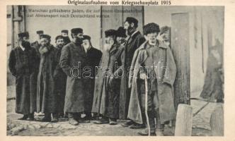 1915 Jewish refugees from Warsaw, waiting for a transport to Germany