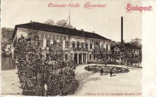 Budapest II. Császár fürdő litho