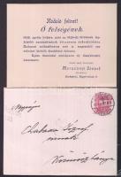 1898 Morzsányi József díszműves direkt reklámlevele