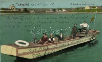 Techirghiol motor boat