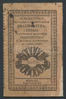 Schematismus candidi et exempti ordinis praemonstatensis..... Rosnaviae 1834. Joseph Kek betűivel. Papírkötésben. A nagyváradi konventen megjelentek névsora 16p.