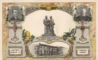 Budapest Országos Központi Katolikus Legényegyesület, Szaboky Adolf, Kolping Adolf és Schiffer Ferenc litho