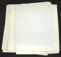 14db I. világháborús katonai térkép 42x54cm