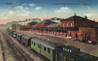 Bielsko railway station with post office