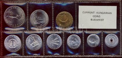 1981. 2f-10Ft 9db klf érmés forgalmi sor fóliatokban T:1