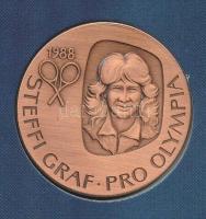 NSZK 1988. "Olimpiai játékok - Steffi Graf" Br emlékérem ismertetővel T:BU
GFR 1988. &quot...