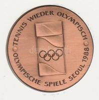 NSZK 1988. "Olimpiai játékok - Steffi Graf" Br emlékérem ismertetővel T:BU
GFR 1988. &quot...