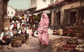 Sarajevo market place, folklore