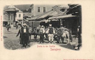 Sarajevo market place, folklore