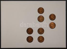 NSZK 1987. 1Pf (8x) "88.8.8. Blindheimi csata" érmés, bélyeges borítékon, alkalmi bélyegző...