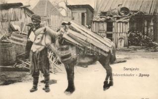 Sarajevo, wood vendor, folklore