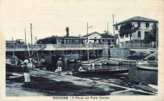 Riccione Canal with tram