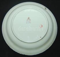 Gombákkal díszített jelzett Gránit kerámia falitányér d:23cm