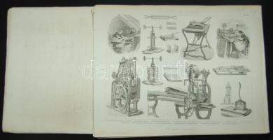 70db F.A. Brockhaus (1772-1823) rézmetszet klf témákkal