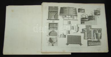 70db F.A. Brockhaus (1772-1823) rézmetszet klf témákkal