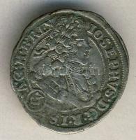 Ausztria/Szilézia/Boroszló 1711FN 3Kr Ag "I.József" T:3+ Austria/Silesia/Breslau 1711FN 3 Kreuzer Ag "Joseph I" C:F+