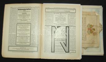 Nagy vegyes nyomtatvány tétel: szabásminták, hímzésminták, háztartási folyóiratok, stb