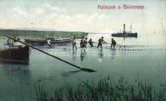 Balaton halászat (fa)