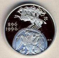 1996. 2000Ft Ag "Honfoglalás 1100. évfordulója" T:PP Csak 10000db! Díszdobozban, tanúsítvá...