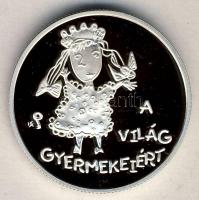 1998. 2000Ft Ag "UNICEF-A világ gyermekei" T:PP Díszdobozban, tanúsítvánnyal!