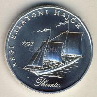 1998. 2000Ft Ag "Régi balatoni hajók II-Phoenix" eredeti dísztokban tanúsítvánnyal T:BU Cs...