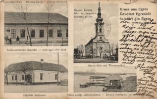 Egres with mill and the shop of Schlosser (EB)