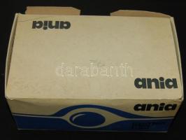 Ania típusú kifogástalan állapotú diavetítő gép kezelési útmutatóval és 7db mesefilmmel eredeti dobo...