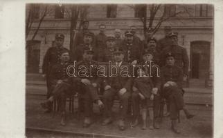 Csíkszereda railway station, railmen group photo (b)