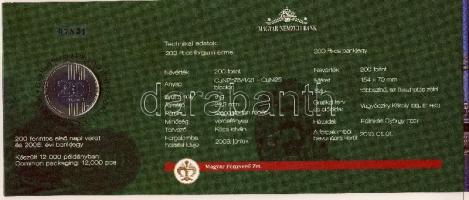 1998. 200Ft "FE" "Búcsú a 200Ft-os bankjegytől" + 2009. 200Ft elsőnapi veret +  ...