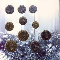 1996. 10f-100Ft 10klf db "50 éves a forint" szettben T:BU Csak 7000db!