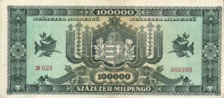 1946. 100.000MP (4x) színváltozatok közte T:I-,II