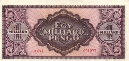 1946. 1.000.000.000P + 1.000.000.000MP vágáshibás T:II,II-