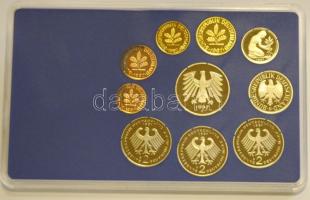 NSZK 1997. 50Pf-5M 10klf pénzérme szettben, (5x) A,D,F,G,J verdejellel T:PP
GFR 1997. 50 Pfennig - 5...