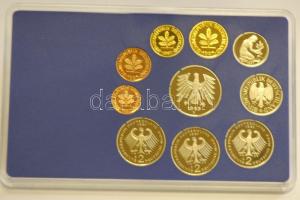 NSZK 1997. 50Pf-5M 10klf pénzérme szettben, (5x) A,D,F,G,J verdejellel T:PP
GFR 1997. 50 Pfennig - 5...