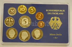 NSZK 1997. 50Pf-5M 10klf pénzérme szettben, (5x) A,D,F,G,J verdejellel T:PP
GFR 1997. 50 Pfennig - 5...